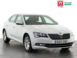 White Used 2017 Skoda Superb SE Hatchback | £9,899