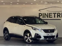 White Used 2018 Peugeot 3008 GT-line SUV | £12,999 (Fair price)