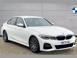 White Used 2020 BMW 320 M Sport Sedan | £20,333 (Fair price)