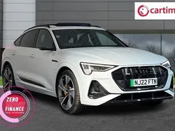 White Used 2022 Audi e-tron Comfort SUV | £35,499