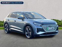 Blue Used 2022 Audi Q4 e-tron S-Line SUV | £22,437 (Fair price)