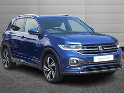 Blue Used 2021 VW T-Cross R-line SUV | £17,950 (Fair price)