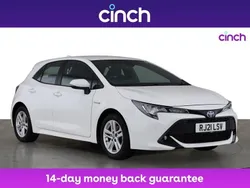 White Used 2021 Toyota Corolla Hatchback | £15,499 (Fair price)