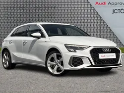 White Used 2020 Audi A3 S-Line Hatchback | £19,500 (Fair price)
