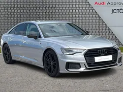 Silver Used 2023 Audi A6 Black Edition Sedan | £32,951 (Fair price)