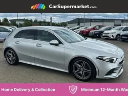 Silver Used 2021 Mercedes A220 AMG line Hatchback | £18,976 (Fair price)