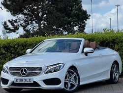 White Used 2018 Mercedes C250 AMG line Cabriolet | £19,995 (A bit pricey)