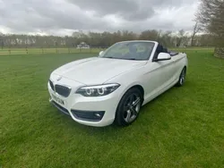 White Used 2019 BMW 218 Sport Line Cabriolet | £14,995 (Fair price)