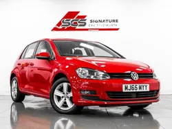Red Used 2015 VW Golf VII Match Hatchback | £8,295 (Fair price)