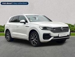 White Used 2019 VW Touareg R-line SUV | £27,421 (Good price)