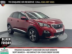 Red Used 2019 Peugeot 3008 Allure SUV | £11,440 (Fair price)
