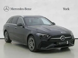Black Used 2024 Mercedes C300e AMG Line Premium Plus Estate | £41,650 (Fair price)