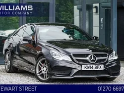 Black Used 2014 Mercedes E220 AMG Coupe | £8,271 (Fair price)