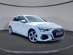 White Used 2021 Audi A3 Sportback S-Line Hatchback | £18,499 (Fair price)