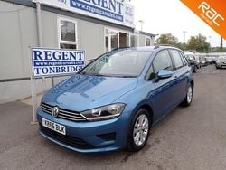 Blue Used 2015 VW Golf Sportsvan SE MPV | £9,795 (Fair price)