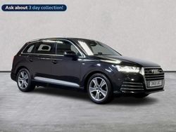Black Used 2018 Audi Q7 S-Line SUV | £27,499 (Fair price)