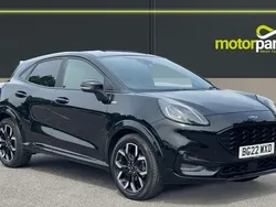 Black Used 2022 Ford Puma ST-Line X Hatchback | £15,250 (Fair price)