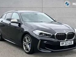 Black sapphire Used 2022 BMW M135 Comfort Edition Hatchback | £28,091 (Fair price)