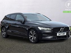 Black Used 2021 Volvo V60 R-Design Estate | £26,099 (Expensive)