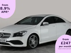White Used 2019 Mercedes CLA180 AMG line Sedan | £14,737 (Super price)