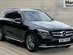 Black Used 2017 Mercedes GLC220 AMG Line Premium SUV | £19,506 (Fair price)