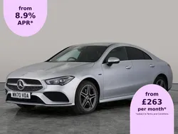 Silver Used 2020 Mercedes CLA250e AMG line Sedan | £19,013 (Fair price)