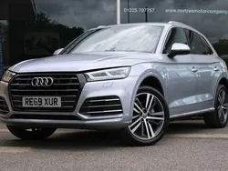 Silver Used 2019 Audi Q5 Competition SUV | £26,360 (Fair price)