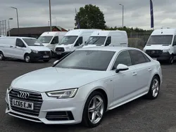 White Used 2015 Audi A4 S-Line Sedan | £7,250 (Expensive)