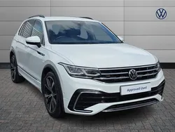 White Used 2021 VW Tiguan R-line SUV | £26,425 (Fair price)