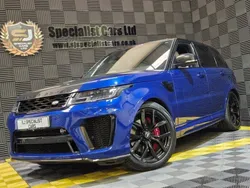 Blue Used 2018 Land Rover Range Rover Sport SVR SUV | £39,995 (Fair price)