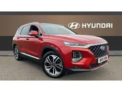 Orange Used 2019 Hyundai Santa Fe Premium SE SUV | £25,121 (Fair price)