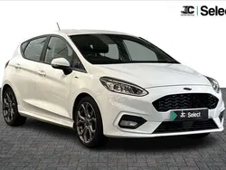 White Used 2018 Ford Fiesta ST-Line Hatchback | £10,100 (Fair price)