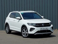 White New 2024 VW T-Cross R-line SUV | £25,498 (Good price)