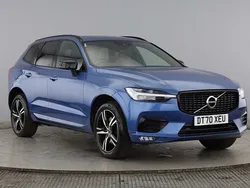 Bursting blue Used 2021 Volvo XC60 R-Design SUV | £26,995 (Fair price)