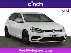White Used 2019 VW Golf VII R Hatchback | £22,849 (Fair price)