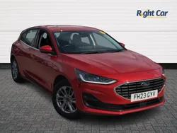 Red Used 2023 Ford Focus Titanium Hatchback | £15,299 (Fair price)