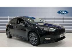 Black Used 2018 Ford Focus ST-Line Hatchback | £8,387 (Good price)