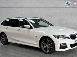 Alpine white Used 2021 BMW 330e M Sport Estate | £23,492 (Fair price)