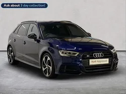 Blue Used 2019 Audi S3 Black Edition Hatchback | £26,396 (Fair price)