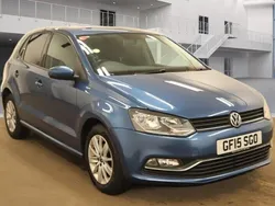Blue Used 2015 VW Polo SE Hatchback | £5,695 (Fair price)