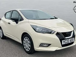 White Used 2022 Nissan Micra Visia Hatchback | £8,665 (Fair price)