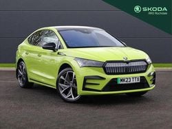 Hyper green Used 2023 Skoda Enyaq iV vRS SUV | £25,700 (Good price)