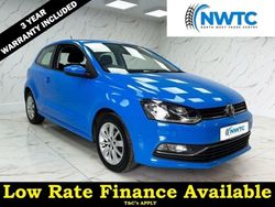 Blue Used 2016 VW Polo SE Hatchback | £4,995 (Fair price)