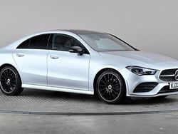 Silver Used 2023 Mercedes CLA180 AMG Line Premium Plus Sedan | £24,798 (Fair price)