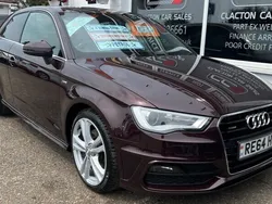 Red Used 2014 Audi A3 S-Line Hatchback | £9,995