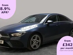 Blue Used 2022 Mercedes CLA180 AMG line Sedan | £25,178 (Fair price)