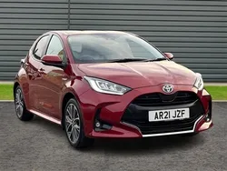 Red Used 2021 Toyota Yaris Hatchback | £18,499 (Expensive)