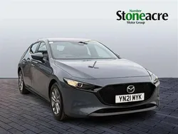 Grey Used 2021 Mazda 3 Hatchback | £14,990 (Fair price)