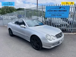 Silver Used 2003 Mercedes CLK240 Avantgarde Cabriolet | £2,495