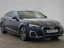 Blue Used 2024 Audi A5 Sportback S-Line Hatchback | £32,980 (Fair price)